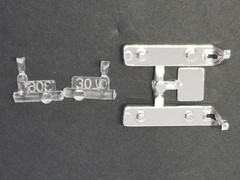 1958 Edsel Pacer OUTER GRILLES & SIGNAL LIGHTS from AMT 1:25 Model Kit 58