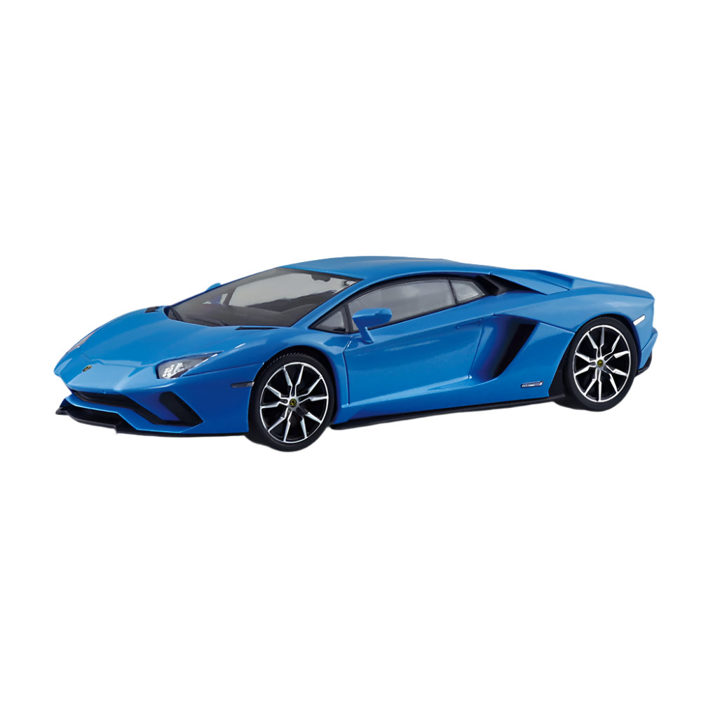 Aoshima: 1/32 The Snap Kit Lamborghini Aventador S (Pearl Blue) Scale Model Kit