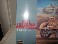 Hasegawa Sd.Kfz 7 8 Ton Half Track German Army Model Kit 1:72 #31111 MIB