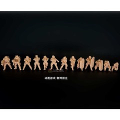 3D Printed 1/72 Anime Game Cyberpunk 13-Man Squad Unpainted Model