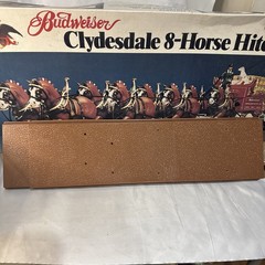 vtg AMT Budweiser Clydesdale 8-horse hitch Model Kit ERTL Unbuilt Sealed Bags