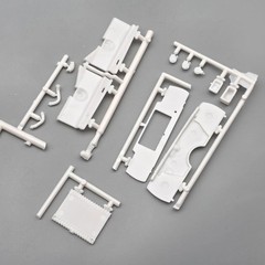 AMT 1/25 1968 Plymouth Road Runner Parts Kitbash Firewall Radiator Under Hood