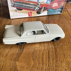 Built Model Car, STARTED AMT Skyline Kit Ford Galaxy Vintage Type Race Car