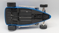 AMT ERTL 1/25 Snapfast Slammer Rod Rageous Blue Super Coupe Model – Assembled
