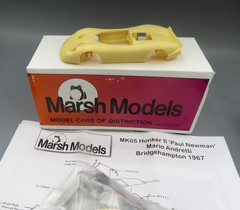 1/43 SCALE MARSH MODELS 1967 HONKER 11 PAUL NEWMAN NOS -UNASSEMBLED IN BOX