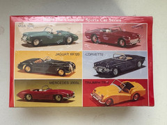1987 Lindberg Jaguar XK 120 Plastic Model Kit 1/32 Scale 605-10