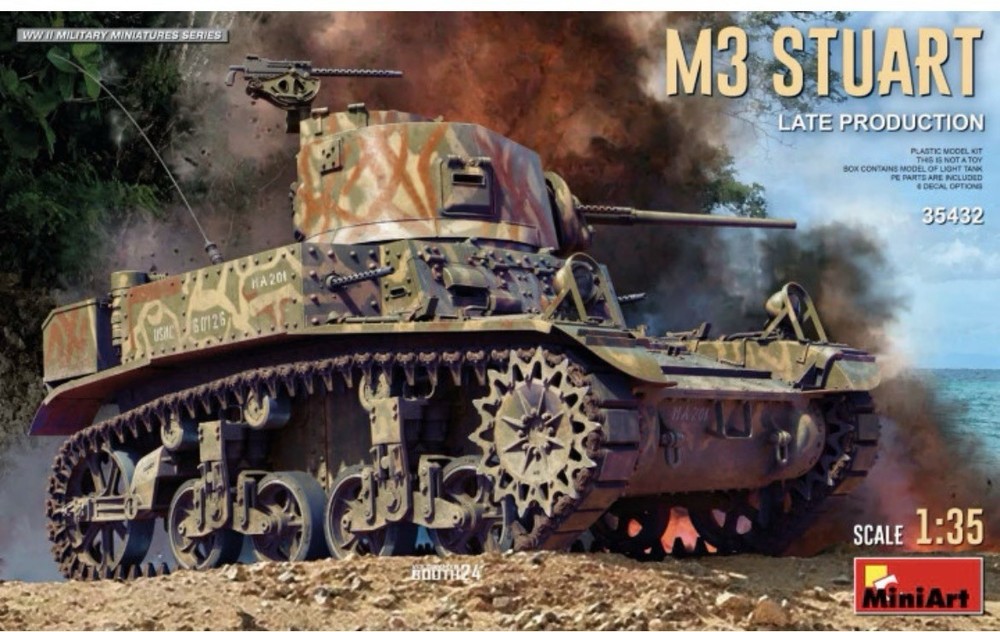 1/35 MiniArt #35432 M3 Stuart Late Production