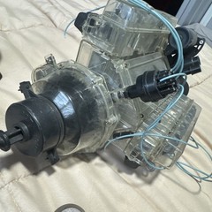 Revell Visible V-8 Engine 1:4 Scale Model Kit As Is, Needs Reassembled/As Is