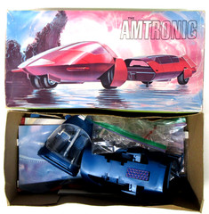 1969 AMT T363-300 AMTRONIC 1:25 model kit started