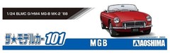 Aoshima 56851 The Model Car kit 101 BLMC G/HM4 MG-B MK-2 1968 1/24 scale