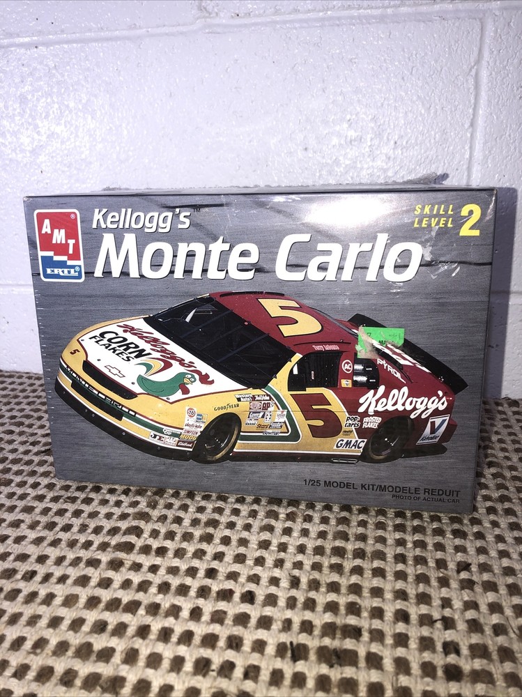 AMT ERTL Model Car Kit 1995 Kellogg’s Monte Carlo #5 8187 SEALED 1:25 Labonte