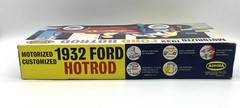 RARE VTG 1960 Aurora Motorized 1932 Ford Hotrod Model Kit Working Motor & Lights