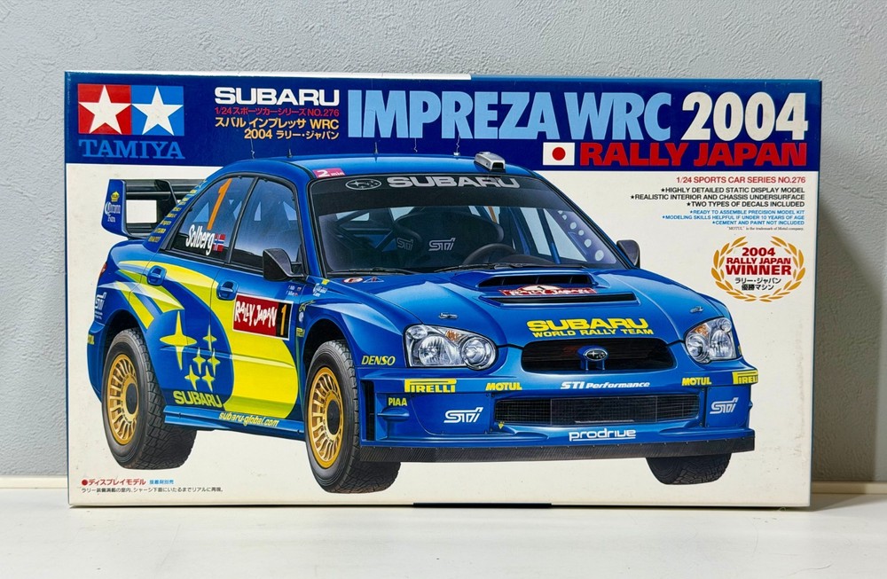 TAMIYA 24276 1/24 Scale Kit SUBARU IMPREZA WRC 2004 Rally Japan