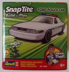 1/25 Ford Police Car SnapTite Build & Play Revell #85-1688 Factory Sealed MISB