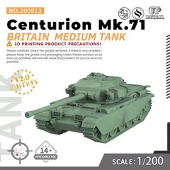 SSMODEL SS200913 1/200 Military Model Kit Britain Centurion Mk.71 Medium Tank
