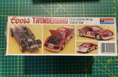 Vintage 1984 BILL ELLIOTT Monogram Kit #9 Coors T-Bird Stockcar kit Factory Seal