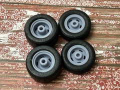 1/24 Scale: 15-inch “A.R. Salt Flat Special” Resin Wheels W/ Wide Rear Tires
