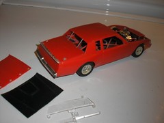 Vintage 1/24 NASCAR Buick Grand National Regal Red for Parts or Restore Free SH