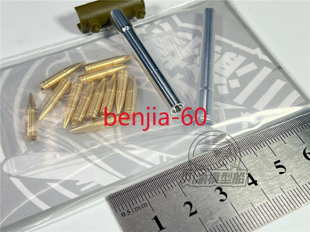 1/35 For TU.S. Medium Tank M4A3 Sherman Metal Gun Barrel+Shells Kit Tamiya 35251