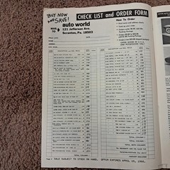 1966 Model Car & Model Racing News Also has Slot Cars Little Red Wagon Boss Mako