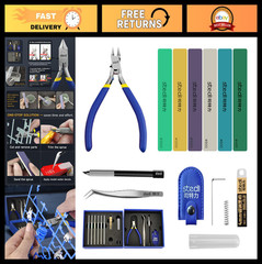 14 PCS Model Tools Kit for Beginners – Professional Craft Set for Gundam & Minia