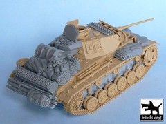Black Dog 1/48 Panzer III Ausf.L Tank Accessories Set WWII (Tamiya 32524) T48024