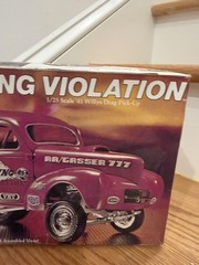 REVELL MOVING VIOLATION 1/25 SCALE ’41 WILLYS DRAG PICKUP MODEL KIT FROM 1997