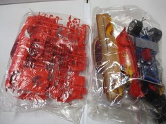 Vintage Plastic Model Parts Lot with Ford Mustang and Ford F-150