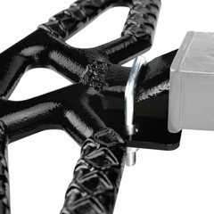 Eapele Tow Hitch Step For 2 Inch Receiver Universal Anti Slip Bumper
