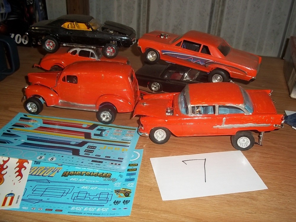 Model Car Junkyard/Parts Lot Salvage Built Plastic Models #7