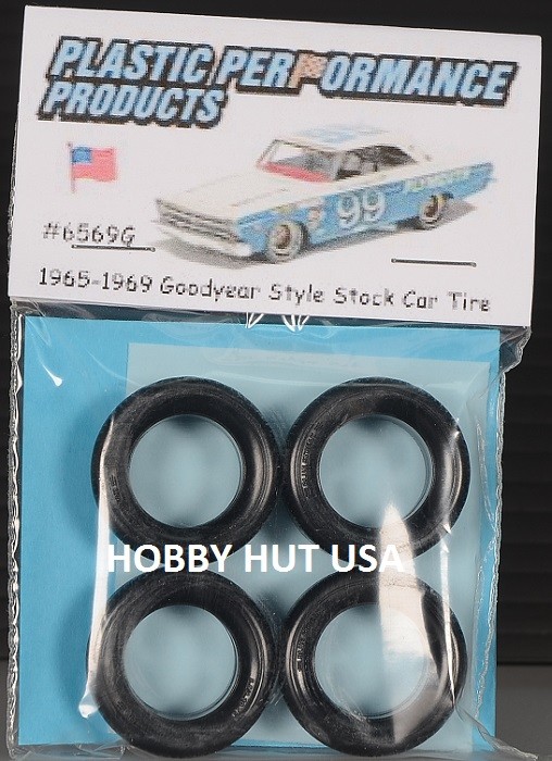 #6569G – 1965-1969 Goodyear Style 10″ Stock Car Tires – PPP – 1/25 Scale – L@@K