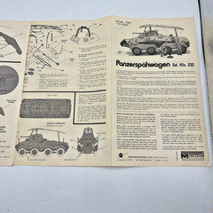 Monogram Panzerspahwagen Sd.Kfz 232 1/32 Model 7581 Armor Series Vintage 1974