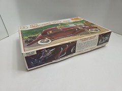 Jo-Han Classic 1935 Mercedes 500k Maroon Model Kit Opened Complete