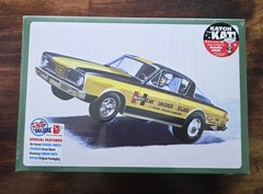 1/25 1966 Plymouth Barracuda Hurst Hemi Under Glass Funny Drag Car