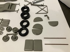 VINTAGE AMT 3 in 1 1940 FORD COUPE CUSTOMIZING MODEL KIT In BOX Extra Parts