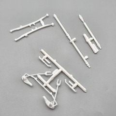 MPC 1/25 1977 Dodge Stepside Pickup Warlock Parts Kitbash Misc Suspension