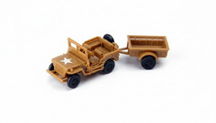 1/72 Military Vehicle Model Kit Plastic Assembly Tank Truck Toy Set