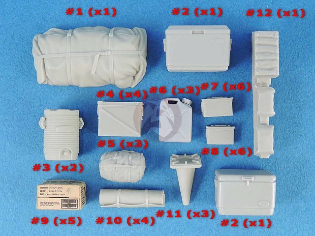 Legend 1/35 US Army Modern AFV / Tank Stowage and Accessories Set S2 LF1419