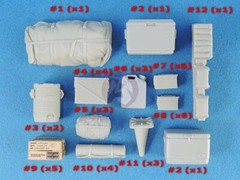 Legend 1/35 US Army Modern AFV / Tank Stowage and Accessories Set S2 LF1419