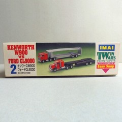 IMAI KENWORTH W900 vs Ford CL9000 1/100 Model kit 1995 Adult Collectible 15+