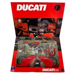 New Ray Ducati 999 1:12 Die Cast Red Motorcycle Model Kit NEW