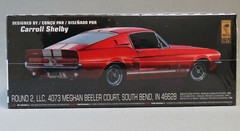 AMT 1967 SHELBY GT-350 MODEL RACE CAR KIT plastic 1:25 Scale Mustang AMT834 NEW
