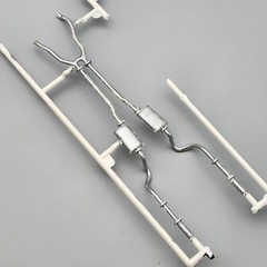 Revell 1/24 69 Ford Talladega Parts Kit Bash Exhaust Pipes Mufflers Painted