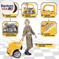 Toys Gifts for 3 4 5 6 7 8 Years Old Boys, Large Truck Engine, Mechanic Repair S