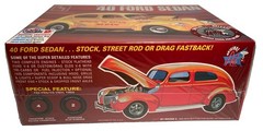 AMT ’40 Ford Sedan Gasser 1:25 Hot Rod Model Kit ,Sealed (B46)