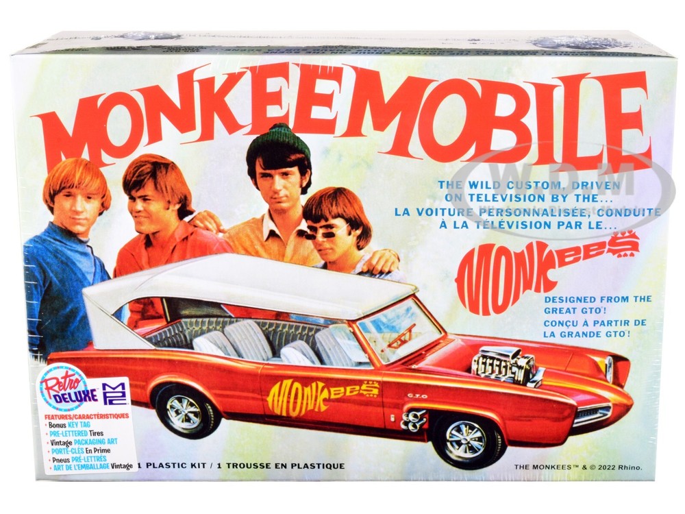 SKILL 2 MODEL KIT MONKEEMOBILE “THE MONKEES” TV SERIES 1/25 SCALE MPC MPC996 M