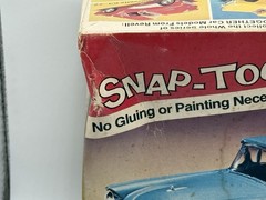 1974 Revell Snap Together 57 Ford Fairlane H-1103 Box Instructions And Body