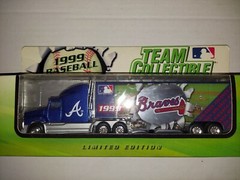 MLB Atlanta Braves 1999 Team Collectible Limited Edition Trailer Truck