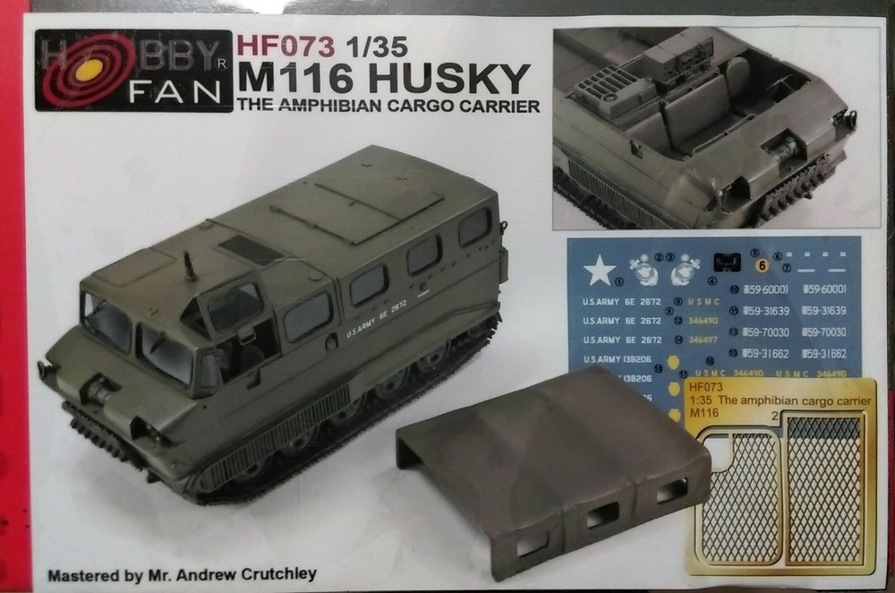 Hobby Fan 1/35 M116 HUSKY the AMPHIBIAN Cargo Carrier Vehicle