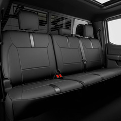 For Ford F150 Seat Covers 2015-2023 2024 2025 2026 (Only Rear Seat Covers), Leat